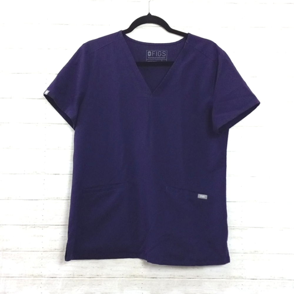 FIGS Casma Scrub Top FW1100 Purple Medium